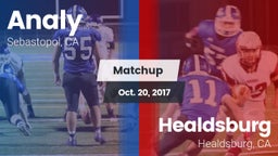 Matchup: Analy  vs. Healdsburg  2017