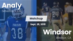 Matchup: Analy  vs. Windsor  2018
