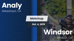 Matchup: Analy  vs. Windsor  2019