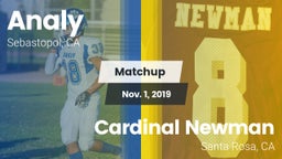 Matchup: Analy  vs. Cardinal Newman  2019
