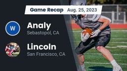 Recap: Analy  vs. Lincoln  2023