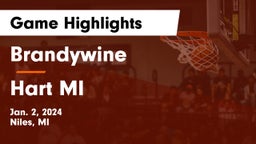 Brandywine  vs Hart MI Game Highlights - Jan. 2, 2024