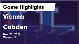 Vienna  vs Cobden Game Highlights - Nov 21, 2016