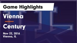 Vienna  vs Century Game Highlights - Nov 22, 2016