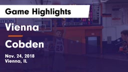 Vienna  vs Cobden Game Highlights - Nov. 24, 2018