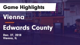 Vienna  vs Edwards County  Game Highlights - Dec. 27, 2018