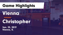 Vienna  vs Christopher  Game Highlights - Jan. 25, 2019