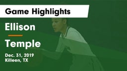 Ellison  vs Temple  Game Highlights - Dec. 31, 2019