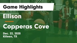 Ellison  vs Copperas Cove  Game Highlights - Dec. 22, 2020