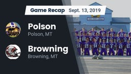 Recap: Polson  vs. Browning  2019