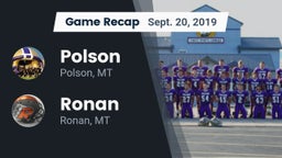 Recap: Polson  vs. Ronan  2019