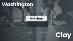 Matchup: Washington High vs. Clay  2016