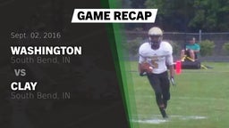 Recap: Washington  vs. Clay  2016