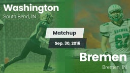 Matchup: Washington High vs. Bremen  2016