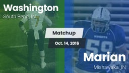 Matchup: Washington High vs. Marian  2016
