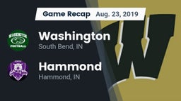 Recap: Washington  vs. Hammond  2019