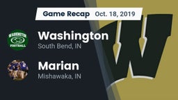 Recap: Washington  vs. Marian  2019