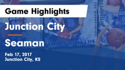 Junction City  vs Seaman  Game Highlights - Feb 17, 2017