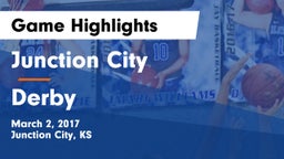 Junction City  vs Derby  Game Highlights - March 2, 2017