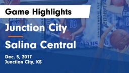 Junction City  vs Salina Central  Game Highlights - Dec. 5, 2017
