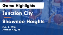 Junction City  vs Shawnee Heights  Game Highlights - Feb. 9, 2018