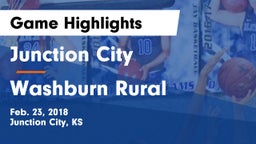 Junction City  vs Washburn Rural  Game Highlights - Feb. 23, 2018