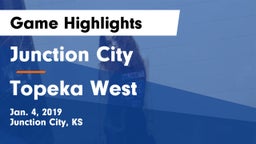 Junction City  vs Topeka West  Game Highlights - Jan. 4, 2019