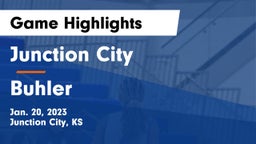 Junction City  vs Buhler  Game Highlights - Jan. 20, 2023