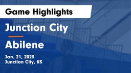 Junction City  vs Abilene  Game Highlights - Jan. 21, 2023