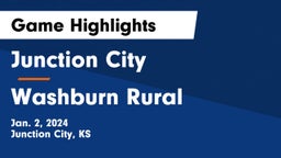 Junction City  vs Washburn Rural  Game Highlights - Jan. 2, 2024