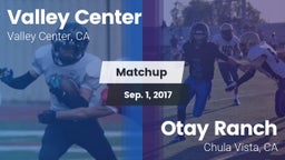 Matchup: Valley Center High vs. Otay Ranch  2017