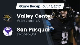 Recap: Valley Center  vs. San Pasqual  2017
