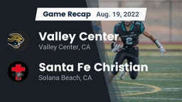 Recap: Valley Center  vs. Santa Fe Christian  2022