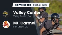 Recap: Valley Center  vs. Mt. Carmel  2022