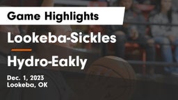 Lookeba-Sickles  vs Hydro-Eakly  Game Highlights - Dec. 1, 2023