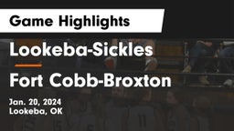 Lookeba-Sickles  vs Fort Cobb-Broxton  Game Highlights - Jan. 20, 2024