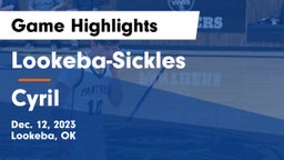 Lookeba-Sickles  vs Cyril  Game Highlights - Dec. 12, 2023