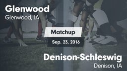 Matchup: Glenwood  vs. Denison-Schleswig  2016