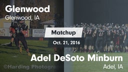 Matchup: Glenwood  vs. Adel DeSoto Minburn 2016