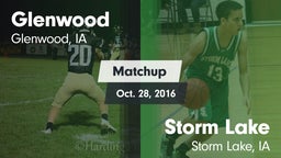 Matchup: Glenwood  vs. Storm Lake  2016