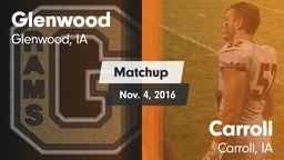 Matchup: Glenwood  vs. Carroll  2016