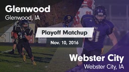 Matchup: Glenwood  vs. Webster City  2016