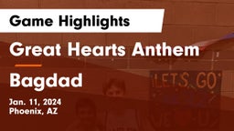 Great Hearts Anthem vs Bagdad  Game Highlights - Jan. 11, 2024