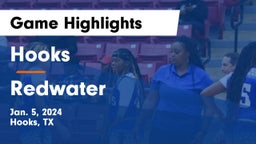 Hooks  vs Redwater  Game Highlights - Jan. 5, 2024