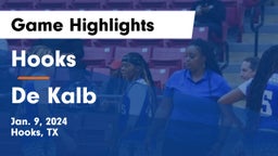 Hooks  vs De Kalb  Game Highlights - Jan. 9, 2024