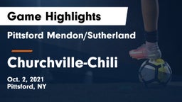 Pittsford Mendon/Sutherland vs Churchville-Chili  Game Highlights - Oct. 2, 2021