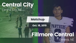 Matchup: Central City High vs. Fillmore Central  2019