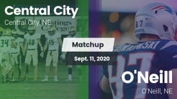 Matchup: Central City High vs. O'Neill  2020