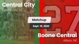 Matchup: Central City High vs. Boone Central  2020