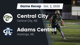 Recap: Central City  vs. Adams Central  2020